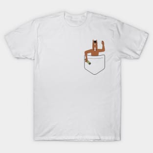 Bojack Sleeping In Your Pocket T-Shirt